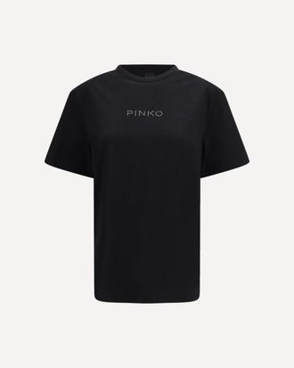 Pinko Rhinestone T-shirt Female XS