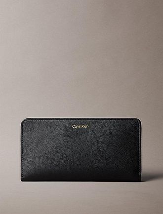 Calvin Klein Cartera Con Logo En L&aacute;mina