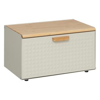 5five Simply Smart Cesta De Pan Sensia En Bamb&uacute; Y Metal 35,5 X 20,8 X 23,5 Cm