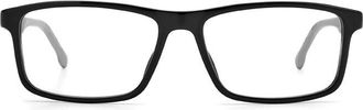 Carrera Rectangle Full Rim Eyeglasses - Black