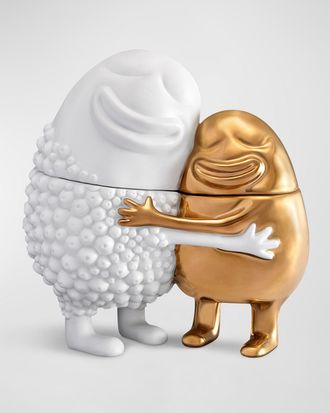 L'OBJET Haas Huggers Box, White/Gold