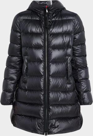 Moncler Suyenne Hooded Long Down Parka