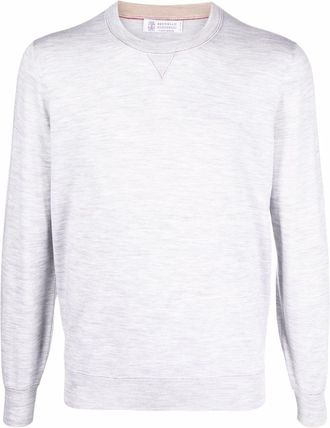Brunello Cucinelli Maglione girocollo - Grigio