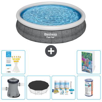 Bestway Piscina Bestway Fast Set Redonda - 366x76 Cm - 7-piezas S208