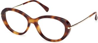 Max Mara Mm 5227 Ovaal Montuur - unisex - Brillen - Bruin - 54 MM - Accessoires