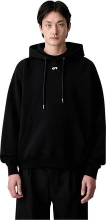 Off-white Paint Arrow Skate Hoodie - Heren - Hoodies - Zwart - L - Katoen - Hoodies & sweatvesten