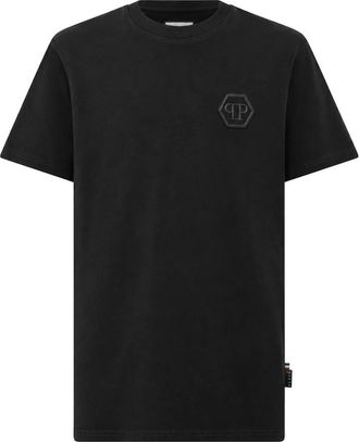 Philipp Plein Camiseta Cuello Redondo Manga Corta Hex&aacute;gono - Tops - Hombre - Negro - 2XL