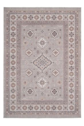 Kukoon Machine Washable Looped Pile Beige Vintage Living Room Area Rug | Size: 200 cm x 290 cm