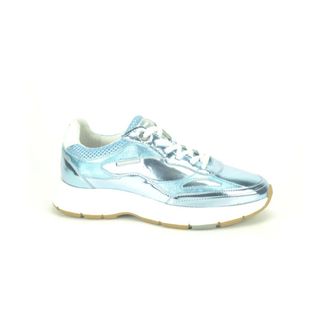 Floris Van Bommel Metallic Blauwe Runner Schoenen - Dames - Schoenen - Blauw - Maat: 41 EU