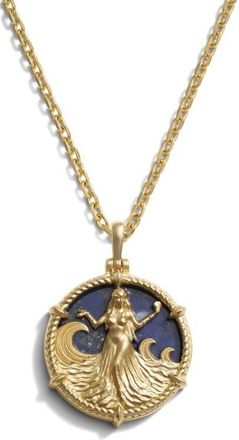 Awe Inspired Yemaya Pendant Necklace in 14K Gold Vermeil at Nordstrom