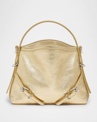 Givenchy Voyou Nano Shoulder Bag in Metallic Leather