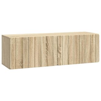 vidaXL Mueble Para Tv De Pared Roble Sonoma 98 X 31 X 30 Cm Vidaxl