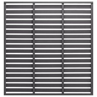 vidaXL Panel De Valla De Wpc Gris 180x180 Cm Vidaxl