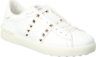 Valentino Rockstud Untitled Leather Sneaker