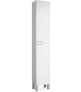 F.R.S. Columna Alta Kris Para Ba&ntilde;o De 2 Puertas En Acabado Blanco Brillo 182 Cm(alto)30 Cm(ancho)25 Cm(largo)