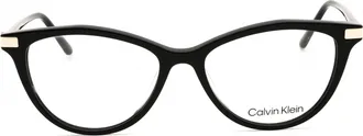 Calvin Klein CK22529 Cat Eye Acetate Eyeglasses - Black