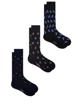 Paul Smith Socks 3-Pack Cracker Nov