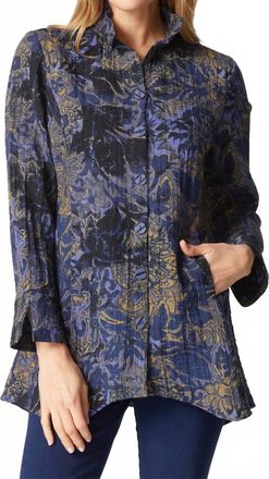 Habitat Express Floral Artist Shirt In Midnight