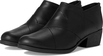 Clarks Charlten Gema Womens Flat Shoes Black Leather : 6.5 B - Medium, Leather/Rubber