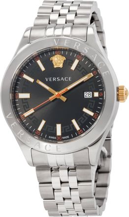 Versace Hellenyium Quartz Black Dial Mens Watch VEVK00420