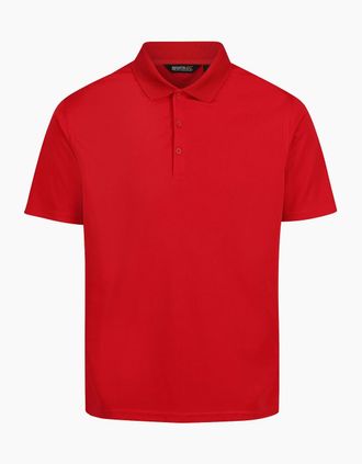 Regatta Mens Regatta Professional Mens Moisture Wicking Polo Shirt - Red - Size: 36