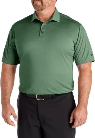 Reebok Big & Tall Performance Heather Polo Shirt in Field Green at Nordstrom, Size Xxx-Large