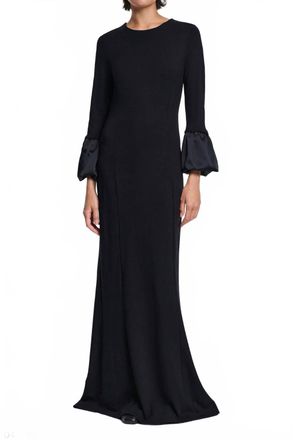 Dorothee Schumacher Cloudy Allure Dress In Pure Black