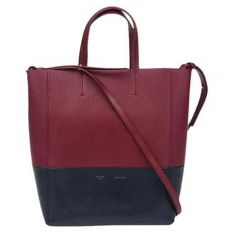 Celine Pre-owned Tote Bags, female, Multicolor, Size: ONE SIZE Pre-owned Vertical Cabas Small Tote Shoulder Bag