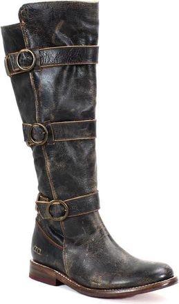 Bed St&uuml; Kitty Engineer Boot in Black Lux at Nordstrom, Size 7.5C