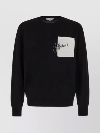 J.W.Anderson wool sweater embroidered detail