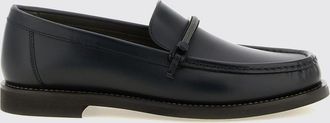 Brunello Cucinelli Mocassini penny loafer in pelle di vitello con monile