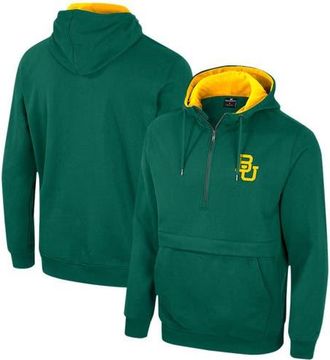 Colosseum Mens Colosseum Green Baylor Bears Half-Zip Hoodie at Nordstrom, Size X-Large