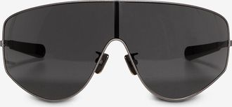 Moncler Flieger-Sonnenbrille aus Titan Tanium