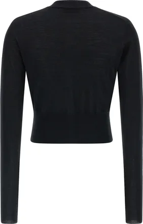 Vivienne Westwood Womens Black Wool Cardigan Clothing