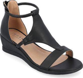 Journee Collection Women & apos;s Trayle Medium and Wide Width Wedge Sandals