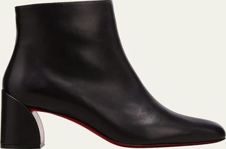 Christian Louboutin 55mm Turela Leather Side-Zip Booties