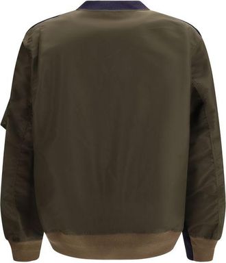 sacai Mens Blue Cotton Sweatshirt Clothing