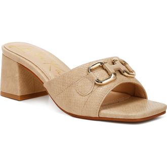 London Rag Bellamy Mule Sandal in Beige at Nordstrom Rack, Size 6