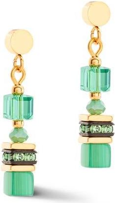 Coeur de Lion Earrings Mini Cubes Earrings in Green at Nordstrom