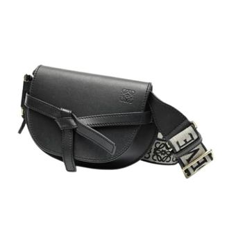 Loewe Pre-owned Shoulder Bag - Dames - Pre-owned - Zwart - Maat: ONE Size Leer