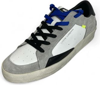 Crime London Mid Deluxe Sneaker - Heren - Sneakers - Grijs - 44 EU - Leer - Schoenen