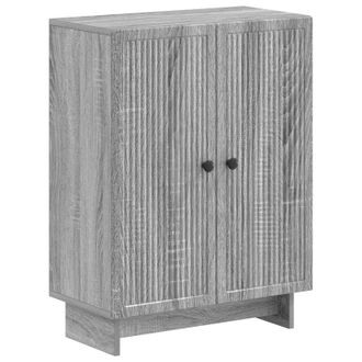 vidaXL Armario De Almacenamiento Para Ba&ntilde;o Ede Sonoma Gris Vidaxl