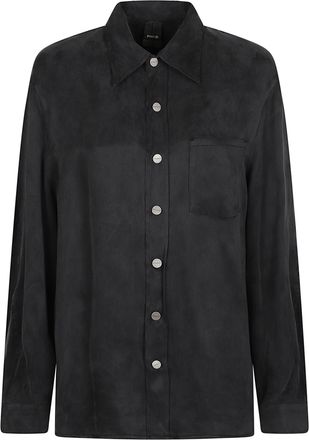Pinko Careser Long Sleeve Cupro-Blend Shirt