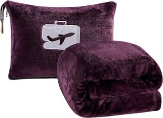 Luxury Home 2-In-1 Travel Blanket & Pillow