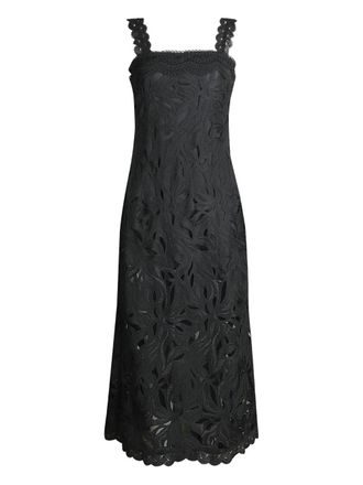 Waimari lace midi dress - Black