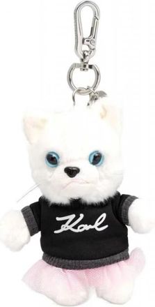Karl Lagerfeld Ikon Sleutelhanger - unisex - Sleutelhangers & Tashangers - Wit - ONE Size - Accessoires