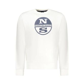 North Sails Hoodies & sweatvesten, Heren, Wit, 3Xl, Katoen, Sweatshirt met lange mouwen