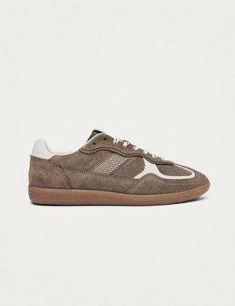 Nobody's Child Alohas Rife Taupe Leather Trainers