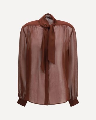 Lardini Creponne Blouse unisex 42