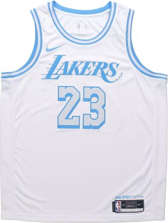 Nike NBA LeBron James Los Angeles Lakers 2021/22 City Edition Swingman Jersey 23 CN1737-102